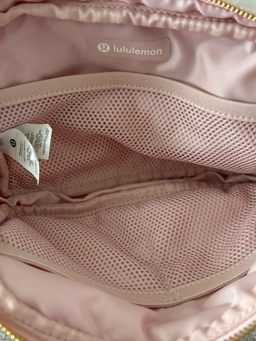 lululemon athletica Pink Sherpa Belt Bag